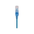 thumbnail image 2 of Monoprice SlimRun - Câble Patch - RJ-45 (m) à RJ-45 (m) - 6 Pouces - UTP - CAT 6a - Démarré, Sans Accroc - Multicolore (Lot de 10), 2 of 4