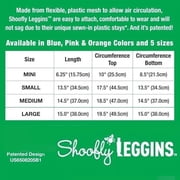 Shoofly Horse Leggins; Prevent Paintful Fly Bites, Reduces Stress & Stomping, Chemical-Free Plastic Mesh Material (Medium/Orange)