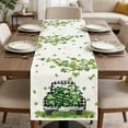 thumbnail image 5 of St. Patrick's Day Table Runner, Seasonal Spring Shamrock Lucky Kitchen Dining Table Decoration for Home Party Decor 13 x 47 Inch (B), 5 of 5