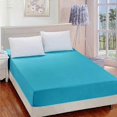 thumbnail image 1 of Fitted Sheet for 25 cm Deep Mattress - Single, Double, King and Super King Size, Blue, 180 x 200cm, 1 of 3