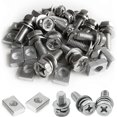 thumbnail image 1 of 15 Set M6x16mm Motorcycle Battery Terminal Screws And Nuts Stainless Steel M6 Bolt Square Nut Kit Motorcycle Battery Screw And Nut For Atv Bike Scoote, 1 of 5