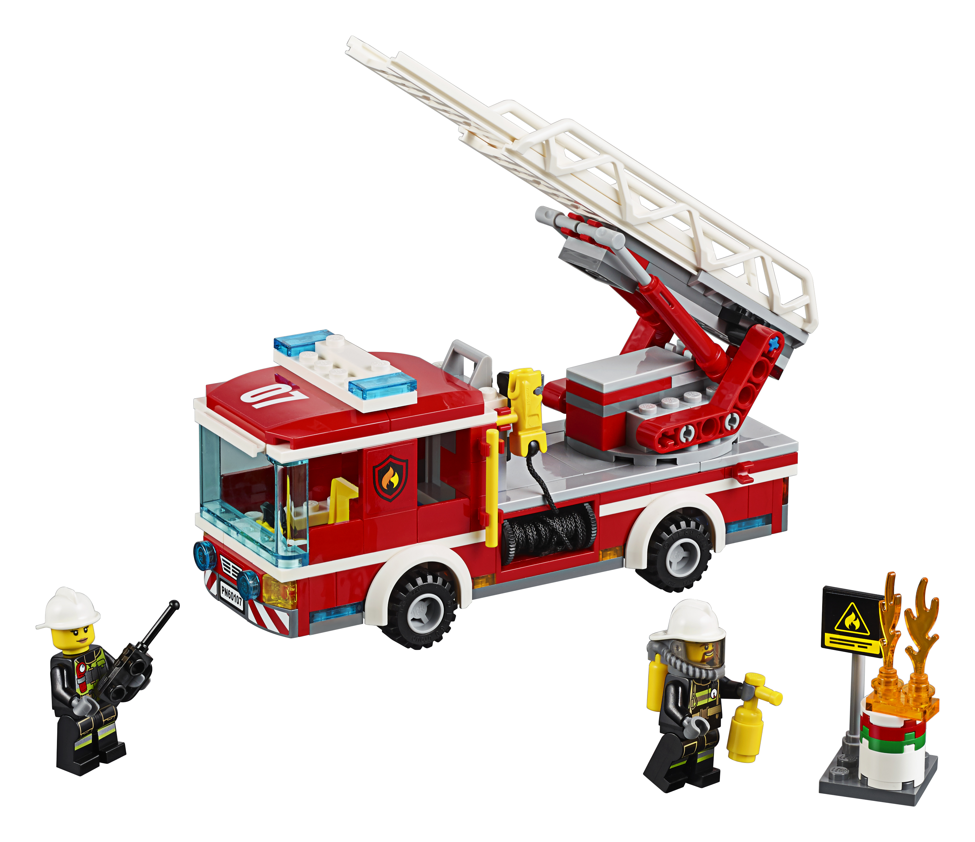 LEGO City Fire Fire Ladder Truck 60107 - image 2 of 4
