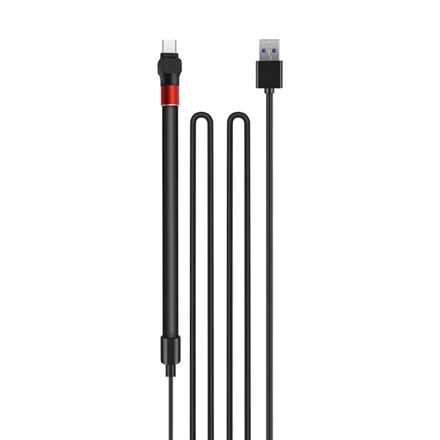 Cable de datos de soporte universal de carga rápida tres en uno Micro-USB Cable de carga de soporte de coche de escritorio