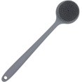 thumbnail image 2 of Cepillo de Silicona para Ducha y Baño con Mango largo Sin BPA hipoalergénico ecológico gris Brillar, 2 of 5