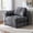 Grey, variant on BYBYME Folding Sofa Bed,Convertible Floor Couch for Adult with Pillow with High Density Foam Filling,Comfort Floor Sofa Portable Sleeper Chair for Bedroom Living Room,Dark Gray,Single