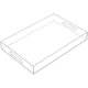 thumbnail image 1 of Bandeja Servicio Acrílico Mesa Transparente Elegante para, 1 of 9