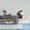 thumbnail image 2 of Elegante Conjunto De Esculturas De Porcelana De Equino Y Conejo, Elegante Colección De Caballos Y Figuras Para La Sala De Estar, El Escritorio Y La Decoración Del Jardín., 2 of 8