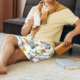 thumbnail image 2 of Daiia New York Mens Woven Stretch Pajama Short,Short Pajama Pants-Large, 2 of 7