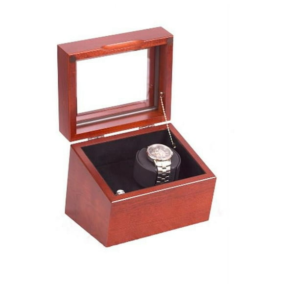 American Chest WW01-C Brigadier Single Watch Winder&#44; Heritage Cherry