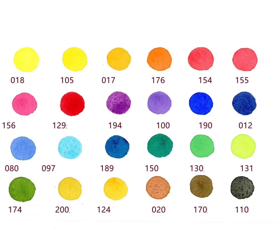 M.Graham Artists' Watercolor Paint  Handmade Watercolors  24color  1ml Premium Pigment Watercolour for Artists, Students, Hobbyists, Calligraphers