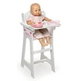 thumbnail image 6 of Doll High Chair with Accessories and Free Personalization Kit - White/Pink/Chevron, 6 of 8