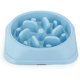 thumbnail image 1 of Cuenco de alimentación lenta para perros, alimentación lenta e interactivo para mascotas, cuenco de agua potable cuadrado antideslizante duradero para mascotas, color azul, 1 of 5
