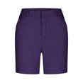 thumbnail image 4 of zbxnLI Bermuda pour Femmes Été Décontracté Taille Haute Jambe Droite Extérieur Randonnée Voyage Shorts avec Poches, 4 of 7