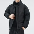 thumbnail image 4 of Outdoor Winter Coat for Men Warm Winter Jacket Windproof Thicken Parka Winter Coat for Everyday Wear Black M, 4 of 6