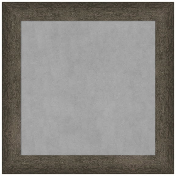 Amanti Art Dappled Light Bronze Narrow Framed Magnetic Board 15 x 15 in.