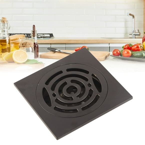 Floor Drain, Floor Strainer Durable Copper Floor Drainer Drain Cover  for Garage for Kitchen for Toilet for Bathroom