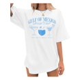 thumbnail image 1 of Gulf of Mexico Forever T Shirts for Women Vintage Graphic Oversized Shirt Retro Short Sleeve Loose Fit Tee Tops, 1 of 7