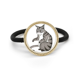 thumbnail image 1 of Pintura acuarela gato miaoji Unbranded Cinta para el pelo de metal plateado, 1 of 3