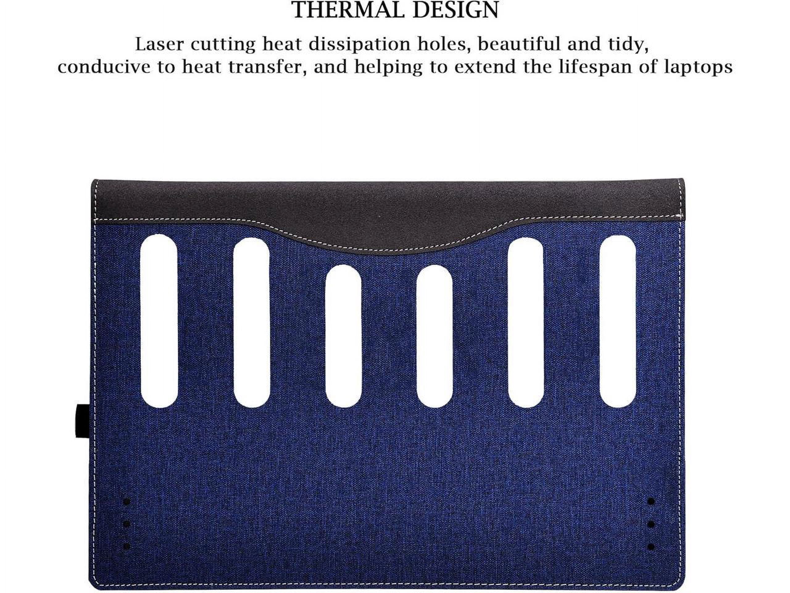 Laptop Case Cover for 13.3 inch Dell Latitude 5340 5330 5320 & Dell Latitude 3320 3330 Notebook PC Sleeve,Detachable PU Leather Protective Bag Accessory