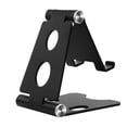 thumbnail image 2 of Methold Soporte para teléfono Tableta de escritorio Soporte plegable Soporte para teléfono móvil de aleación de aluminio antideslizante, negro Type2 NO2, 2 of 6