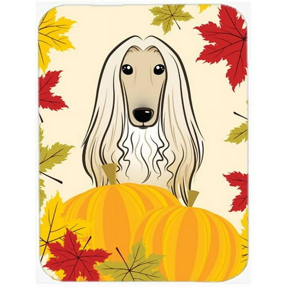 Afghan Hound Thanksgiving Mouse Pad, Hot Pad or Trivet