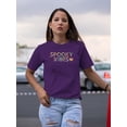 thumbnail image 2 of Spooky Vibes. Halloween Quote T-Shirt Women -Image by Shutterstock, Female Small, 2 of 4