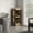 Oak, variant on 18.3" Wide Corner Cabinet with Cubbies / Keep Liquor Neat in Dining Room, Space-Saving