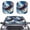 Cool Eagle, variant on Uorisanigo Sun Visor for Car Windshield 2pcs Cool Eagle Foldable Sun Visor Blocks Car Sunshade Side Window Summer Sun Blocks Car Accessiores Fits Most Cars Sun Shield Cushion