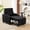 Black, variant on Sleeper Chair,Single Armchair Sofa with Pillow,Adjustable Backrest Modern Pull Out Couch Bed with USB Port Cup Holder Side Pocket,Dark Grey