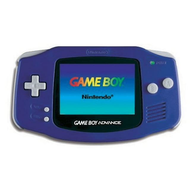 Game Boy Gameboy Advance Console - Indigo Purple - New Shell