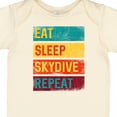 thumbnail image 4 of Inktastic Skydiving Eat Sleep Skydive Repeat Boys or Girls Baby Bodysuit, 4 of 5