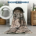 thumbnail image 4 of Hasoo Washable Living Room Area Rug 10x13 Large Modern Floral Soft Non Slip Indoor Brown Carpet, 4 of 6