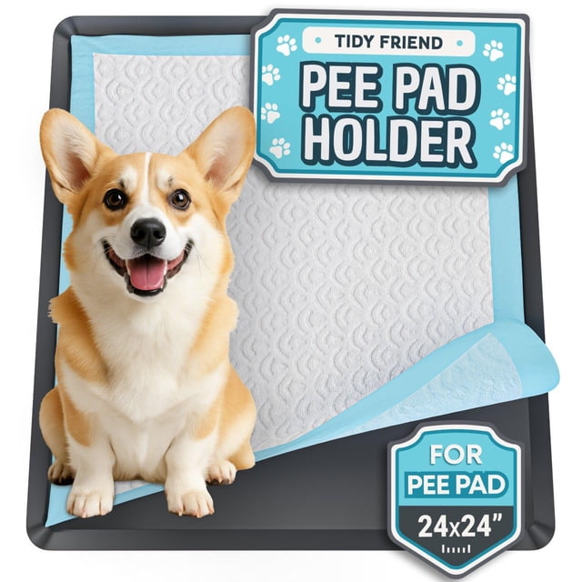 Soporte para orinar para perros Skywin, 61 x 61 cm, antideslizante, bordes elevados