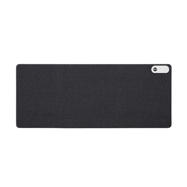 Injueey Alfombrilla de ratón para ordenador, calefacción, cuero, oficina, negocios, dormitorio, trabajo, , PC, teclado, alfombrilla para Computadoras y accesorios Negro enchufe de EE. UU. 110V
