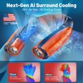 thumbnail image 2 of Ventilador de cuello Slientspin AI portátil, 6 velocidades, 8000 mAh, recargable, 2 of 7