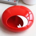 thumbnail image 1 of SHAR Ashtray Pebble Red melamine, 1 of 5