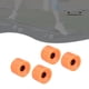 thumbnail image 4 of Ruedas de poliuretano de 4 piezas 82A para monopatín de crucero, ruedas de monopatín de calle Longboard para carretera, parque, terreno accidentado naranja Baoblaze Ruedas de longboard, 4 of 8
