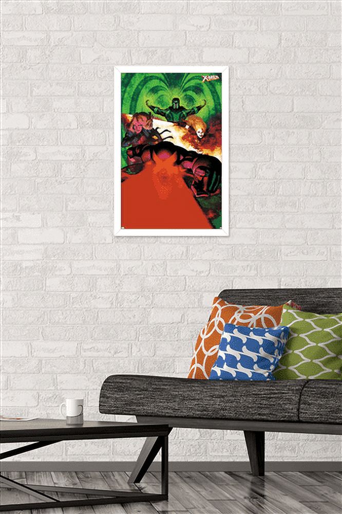 Marvel Comics - The X-Men - Emma Frost Magneto Magik Cyclops Wall Poster, 14.725" x 22.375", Framed
