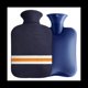 thumbnail image 1 of Bolsa de Agua Caliente Botella de Agua Caliente de 2 Litros Calentable y Recongelable Bolsa de FríO Caliente con Rayas CláSicas (Azul Profundo), 1 of 5