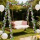 thumbnail image 5 of Cheapark 9 Heads Simulated Rose Rattan Wall Hanging with Artificial Greenery Gift for Home Door Valentines Day Wedding Party Decor, 5 of 6