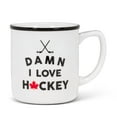 thumbnail image 1 of Set of 2 Hockey & Maple Leaf Text Mug, 1 of 1