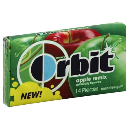 Orbit Apple Remix Sugarfree Gum, 14 pc