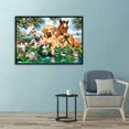 thumbnail image 4 of Otra decoración de pared Kit de pintura de diamante de 30x40 cm para adultos Perro Gato Caballo Pájaro Animal Kits de arte de diamante para adultos Perro Gato Gema Arte Pared Decoración del, 4 of 5