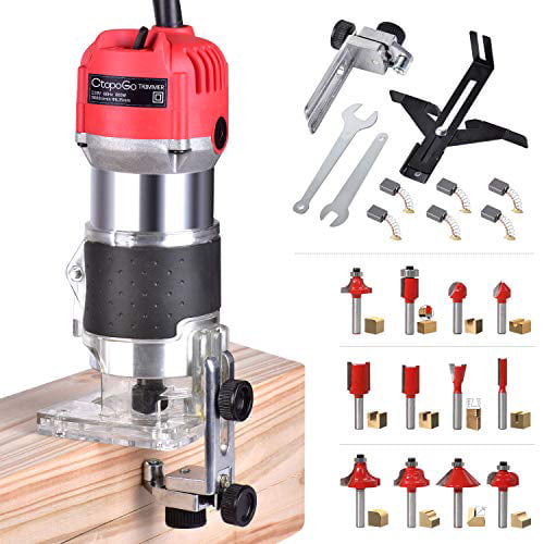 Compact Wood Palm Router Tool Hand Trimmer WoodWorking Joiner Cutting