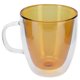 thumbnail image 3 of Taza de café Jadeshay cilíndrica de 2 capas transparente para leche 350 ml, 3 of 8