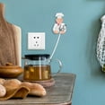 thumbnail image 1 of CRILSTYLEO 1Par Gancho Adhesivo De Pared Para Cocina Con Forma De Chef Ideal Para Colgar Y Organizar Accesorios, 1 of 6