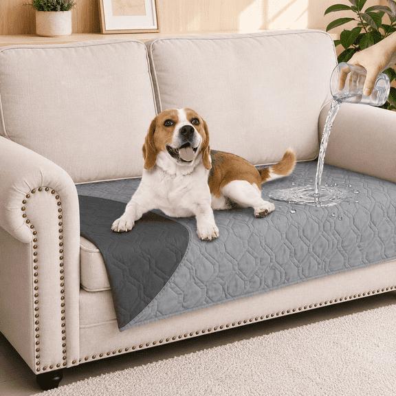 Couch Covers for Pets,30x50 in Waterproof Pet Blanket With Anti-Slip Back for Furniture Bed Sofa Outdoor