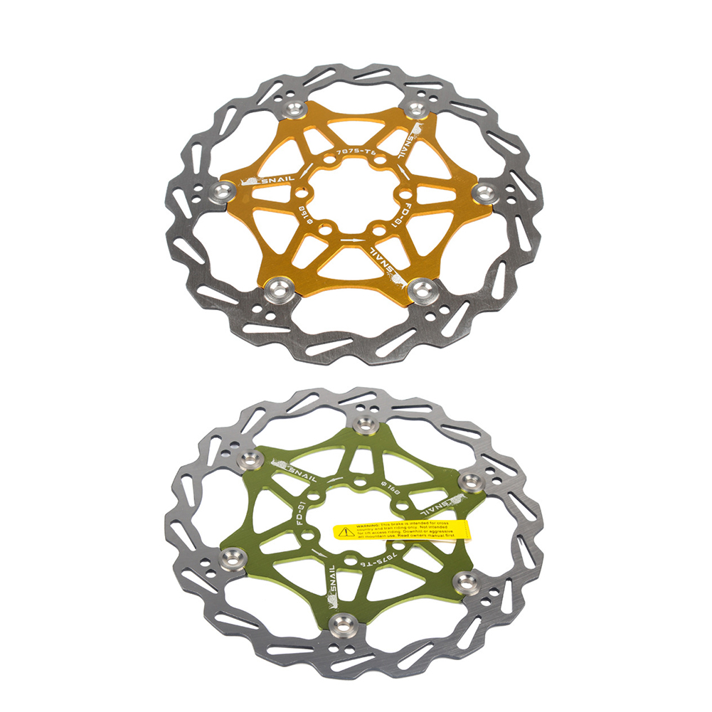 Greaked Mountain Bike Rotors Disque flottant 160 mm//180 mm//203 mm avec vis UN Bleu 160 mm.
