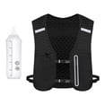 thumbnail image 3 of Chaleco para correr resistente y ligero para mujeres y hombres, ideal para actividades al aire libre, senderismo y ciclismo. negro, 3 of 8