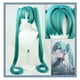 thumbnail image 2 of Peluca de Hatsune Miku para fiesta de cosplay, con 2 coletas largas y rectas, 2 of 4